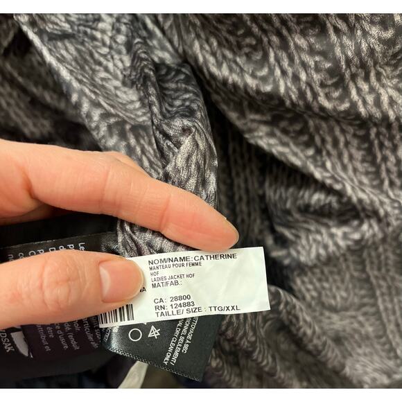 RUDSAK RUD Down Parka Jacket Faux Fur Hood Belted Sz XXL Ski City Winter Luxury - Picture 10 of 12